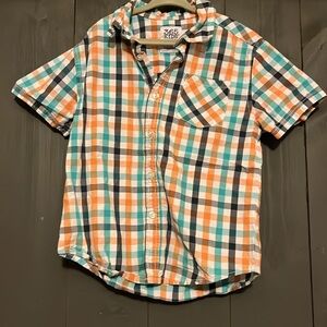 Boys button shirt short sleeve  size 7